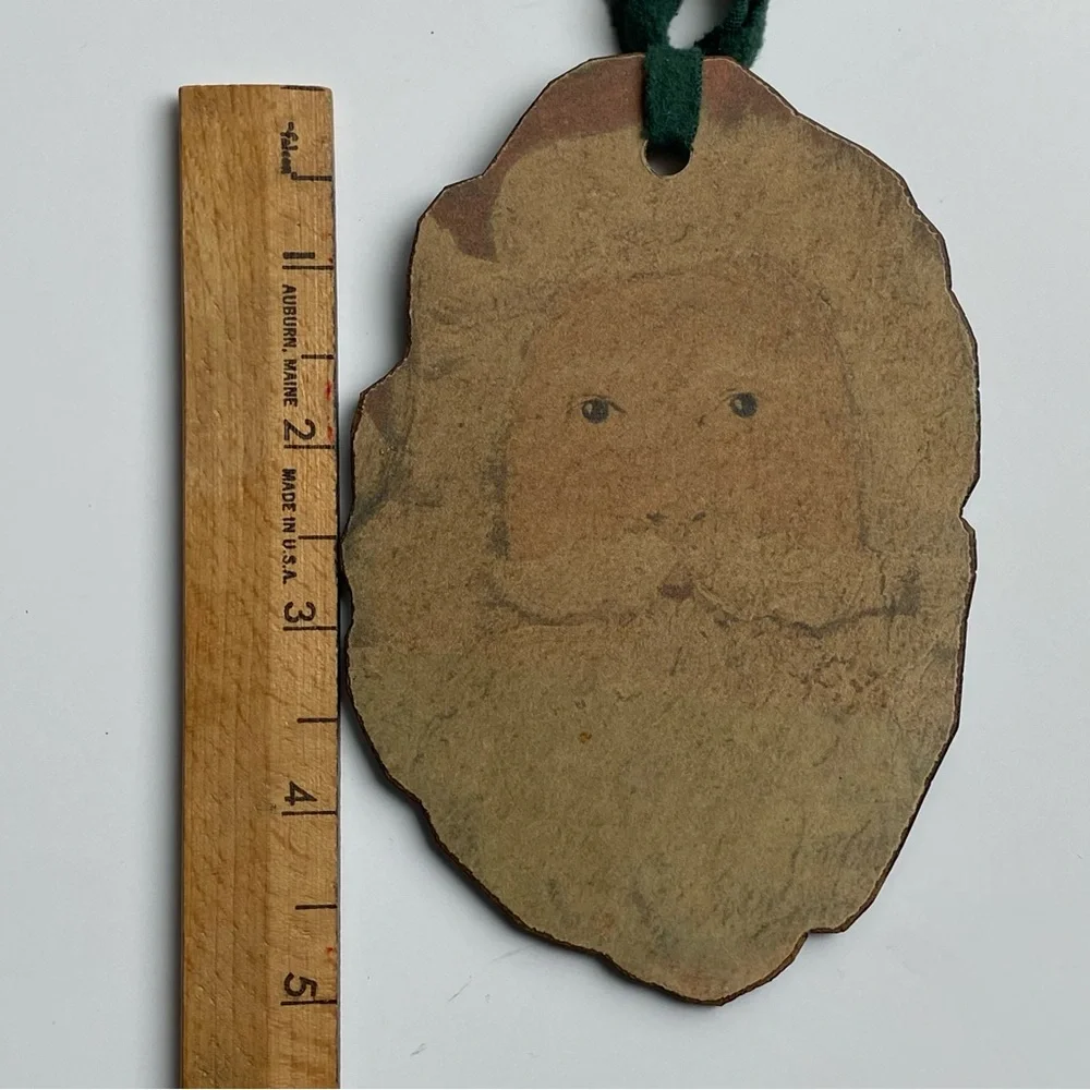 Santa Ornament From Museum of American Folk Art Collection Vintage Mike Mooring